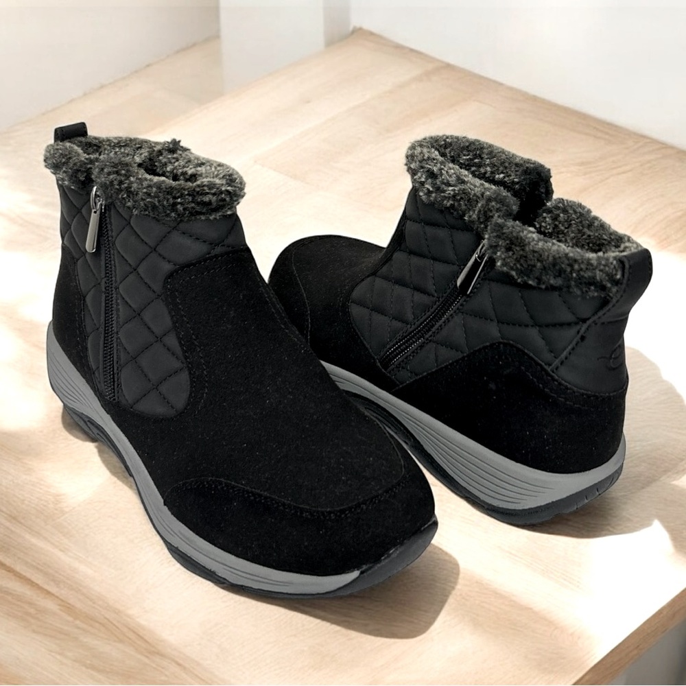 🆕 NWT Easy Spirit Vance Winter Booties Orthotic Friendly & Arch Support 9M - Picture 3 of 4